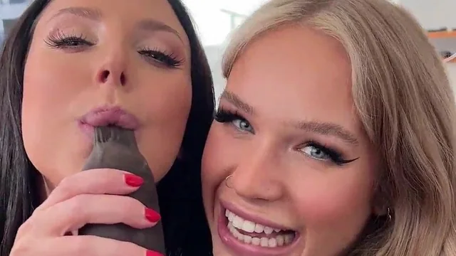 Angela White And Sky Bri Interracial Threesome Sex