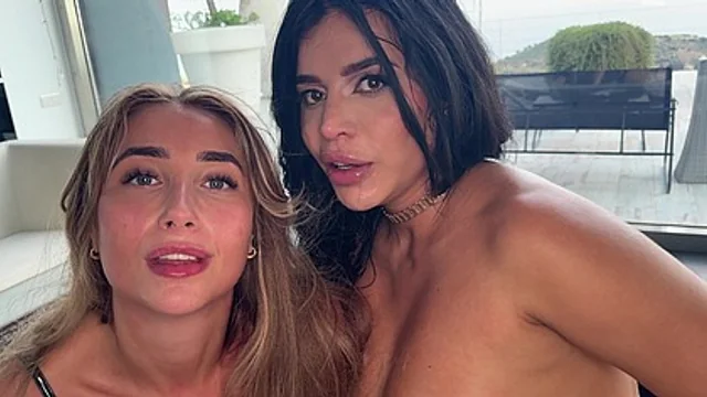 Lillian Phillips And Sara Retali Sharing Cock And Cum