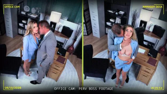 Blake Blossom Fucks Her Boss While Husband Waits Outside